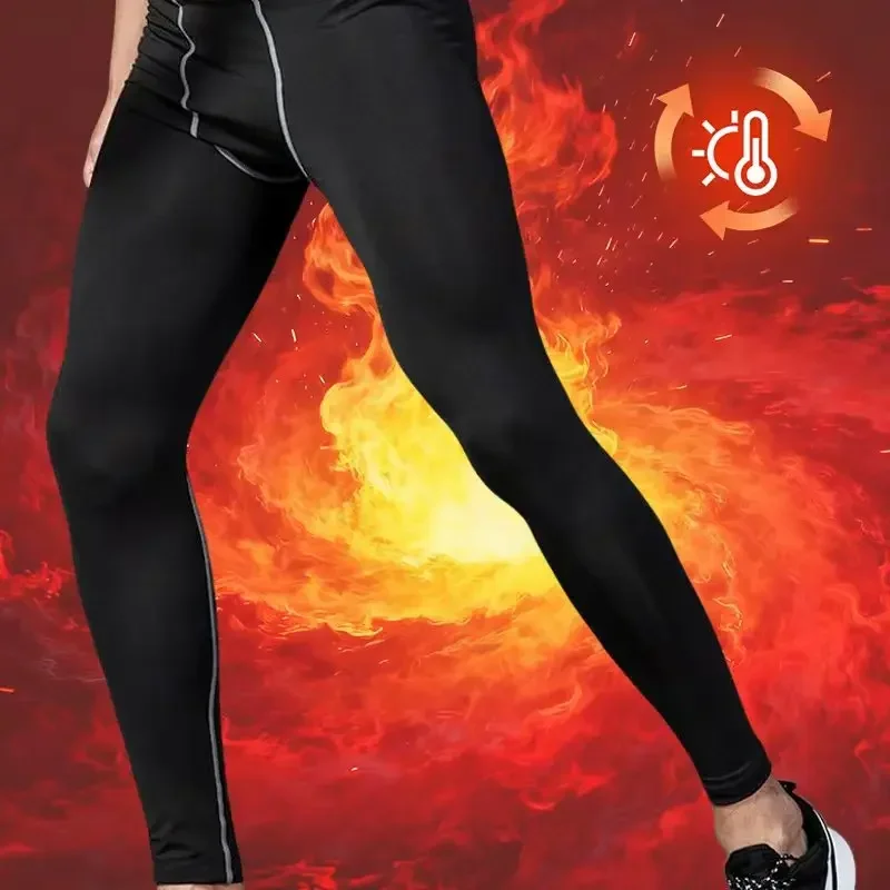 السراويل الضيقة الحرارية للخريف والشتاء الأكثر مبيعًا، ناعمة ودافئة، مريحة ومسامية، للجري #1