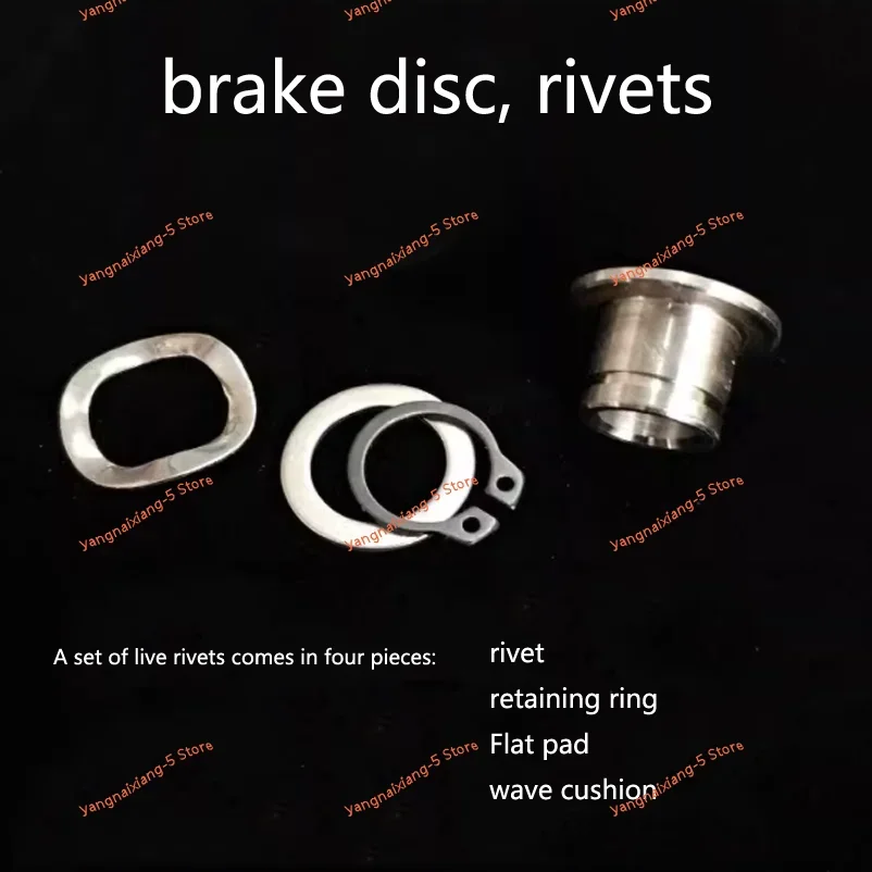 Motorcycle Brake Disc Brake Disc Floating Disc Outer Ring Stainless Steel Rivet Live Rivet Free Disassembly Assembly 1set