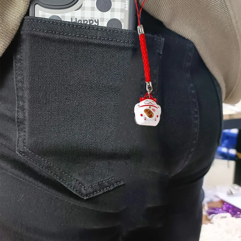

Lucky Cat Lucky Cat Phone Charms Phone Charms Short Maneki Neko Phone Chain Trinket Ins Fortune Cat Keychain Female Lady Girl