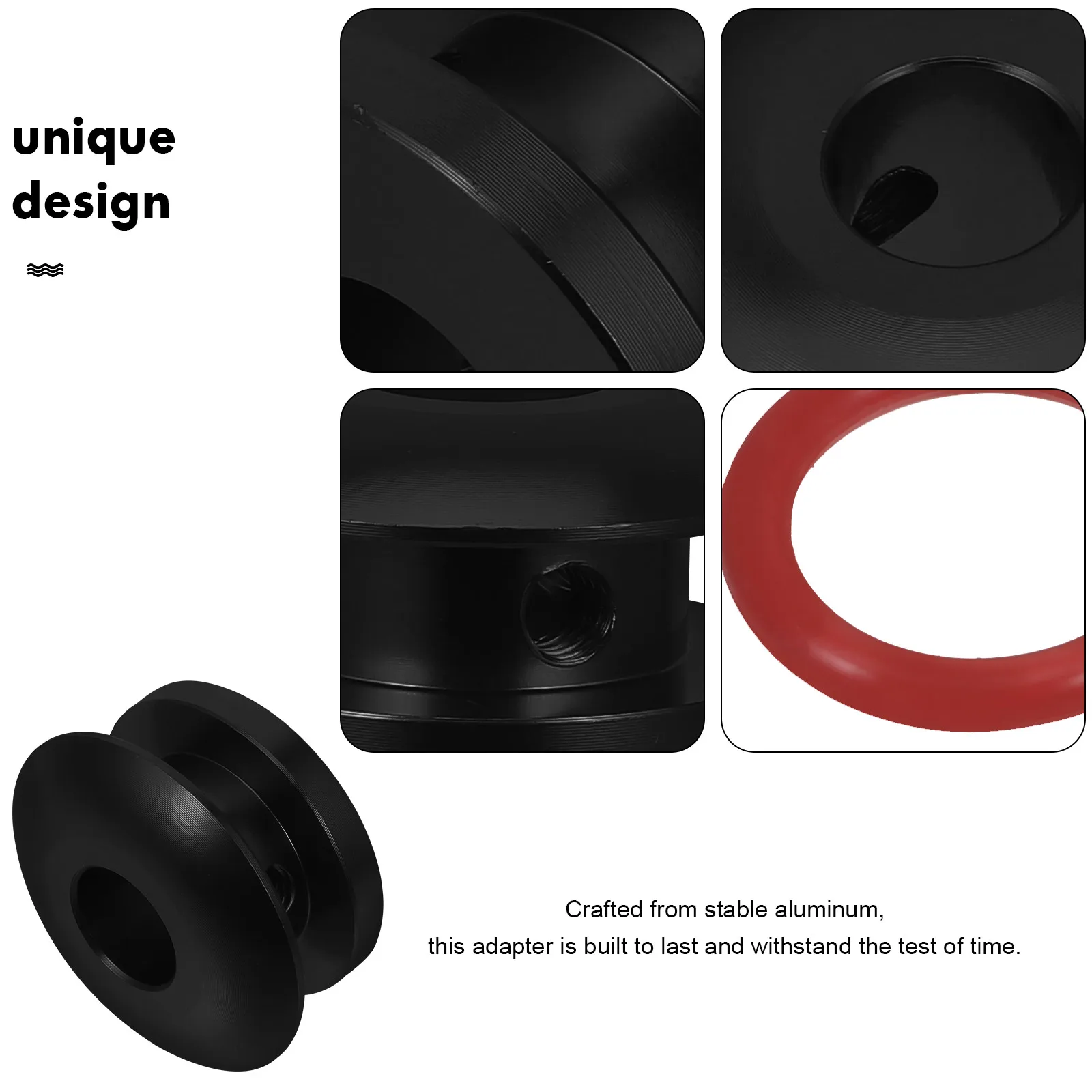 

Universal Shift Boot Collar Retainer Adapter For Manual Gear Shifter Durable Aluminum Shifter Stopper Sleek Design Transmission