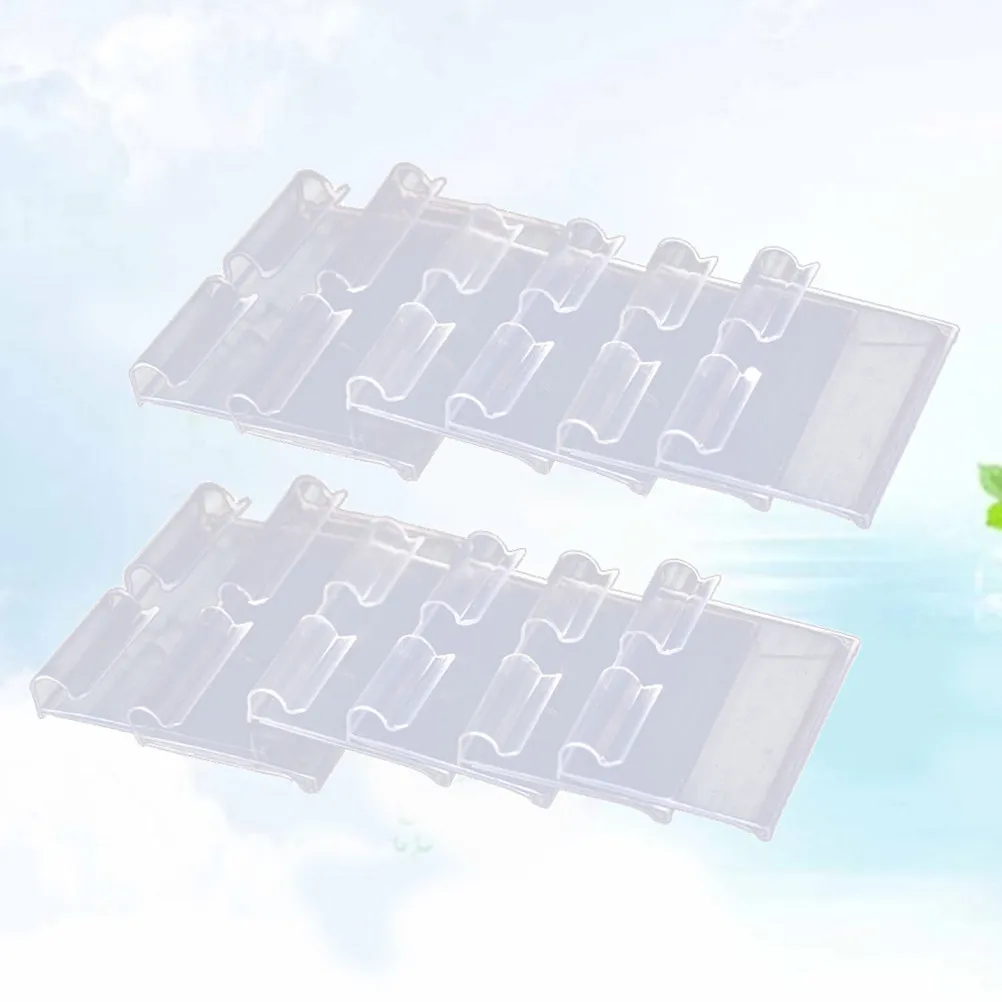 

50Pcs Smooth PVC Price Tags Transparent Design for Enhanced Visibility Ideal for Supermarket Retail Shop Mall Shelf Pricing