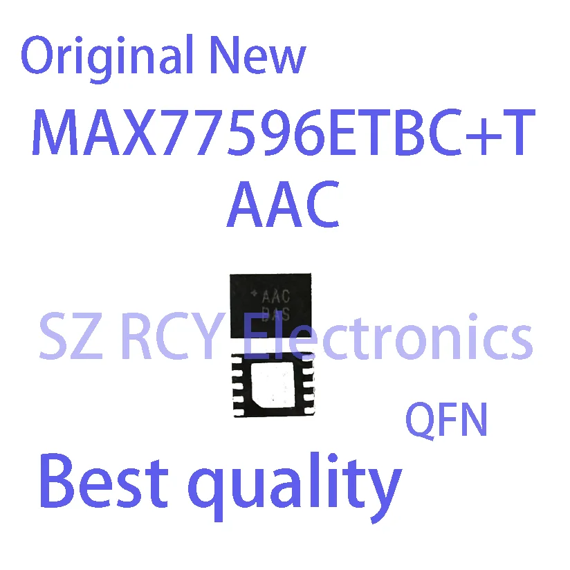 (2-5 PCS)NEW MAX77596ETBC+T MAX77596 Top Mark AAC QFN IC Chip electronic