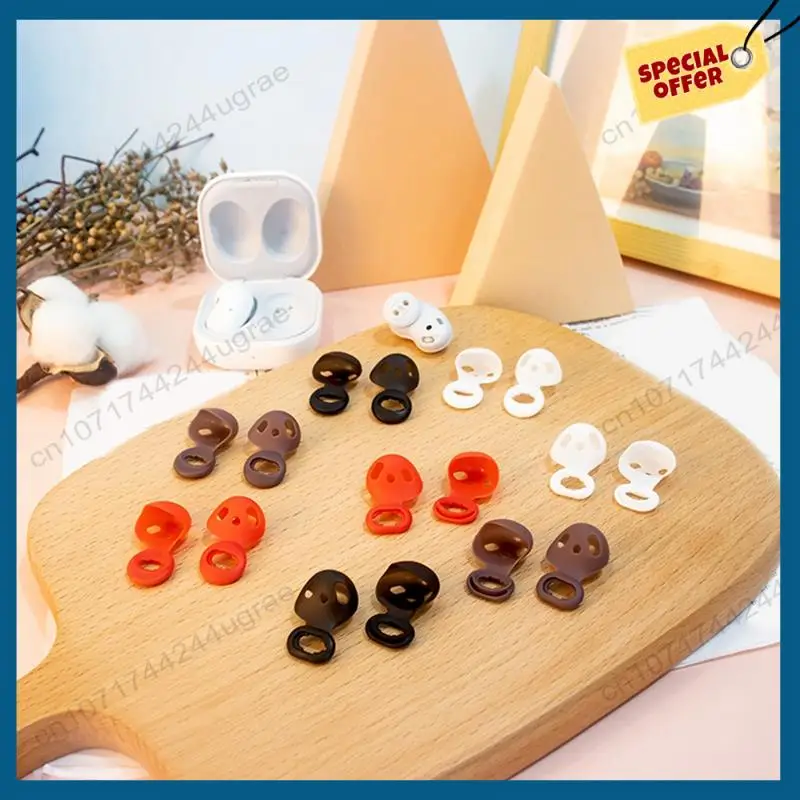 -A15I غطاء حماية لسماعات الأذن من السيليكون لهاتف Galaxy Buds Live 8 زوج من سدادة الأذن البديلة غير القابلة للانزلاق وسادة براعم الأذن #5