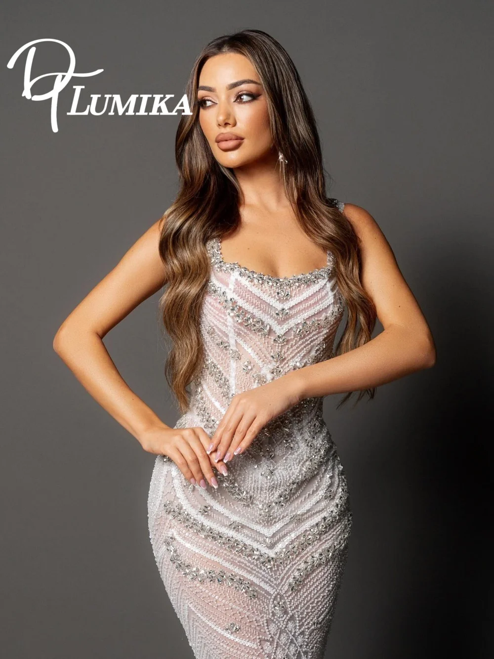 

Elegant Strapless Wedding Dress 2026 Romantic Beaded Sleeveless Bridal Gown Formal A Line Floor Length Bridal Dress