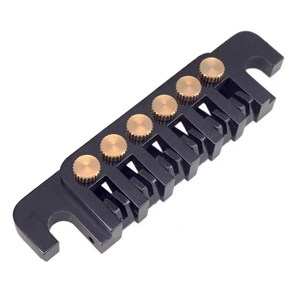 Guitar for bridge Assembly with Stop Bar for LP Style Electric Guitars Fits Standard Les Layout Zinc Alloy Material