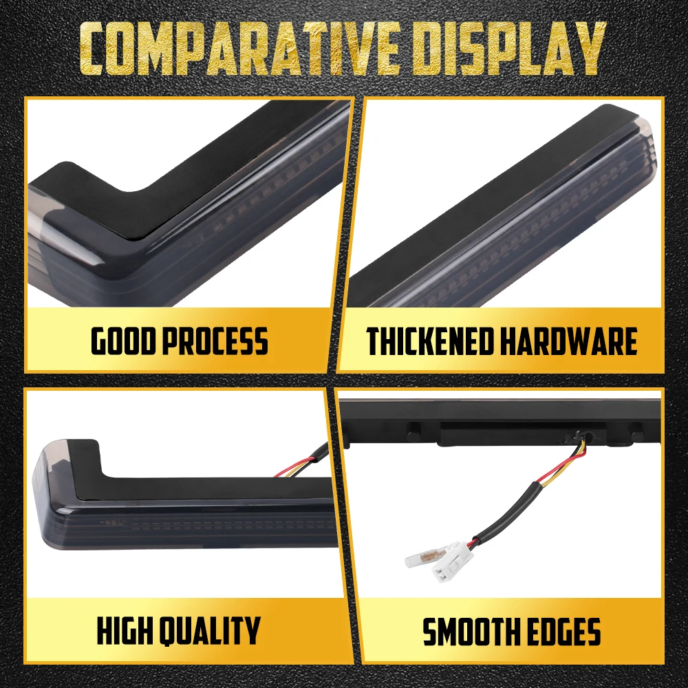 دراجة نارية LED بدوره مصباح إشارة الملك جولة الأمتعة لهجة الجانب مصباح لوح ل هارلي بجولة الطريق إلكترا شارع الإنزلاق 2006-Up #4
