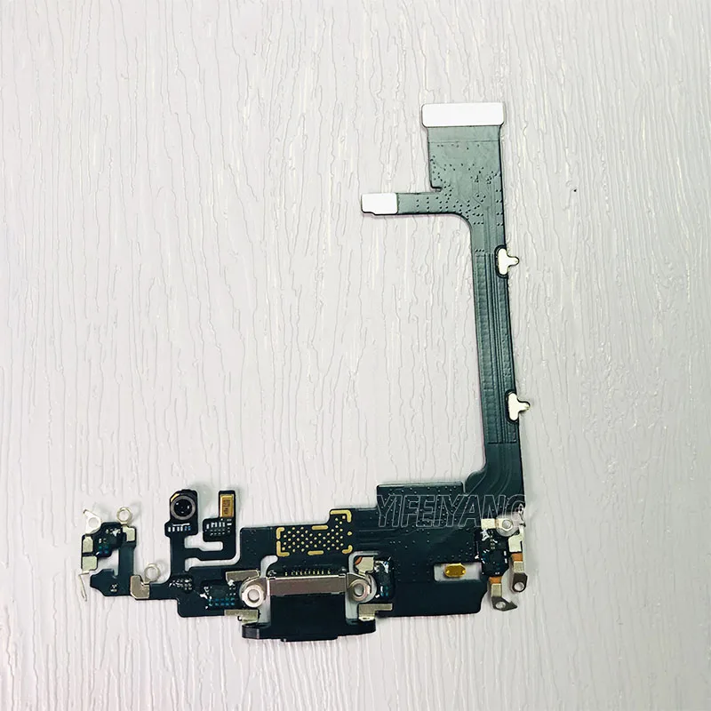 Oryginał dla iPhone 11pro bez dolnej ładowarki z wtyczką do ładowania złącza USB z Micro Mic Flex Cable zamiennik 11P