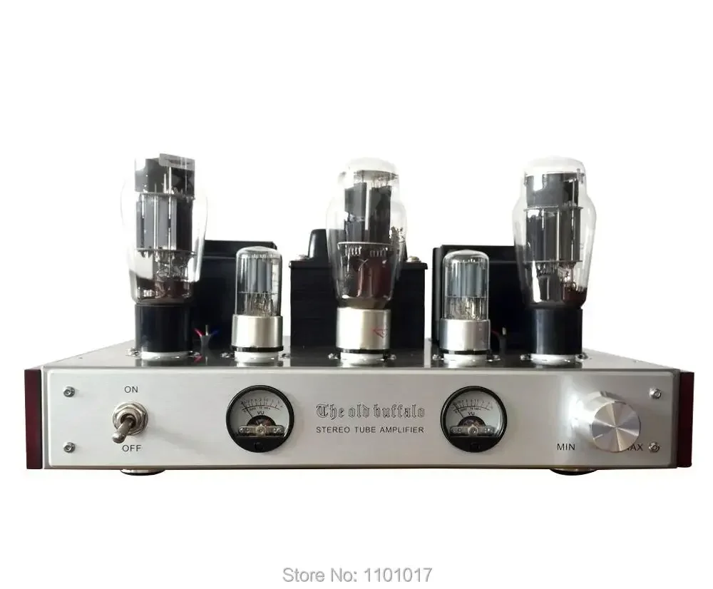 

OldBuffalo 6N5P Triode Tube Amplifier HIFI EXQUIS Parallel Connection Signal-Ended 6AS7 6080 Lamp AMP OBF6N5P