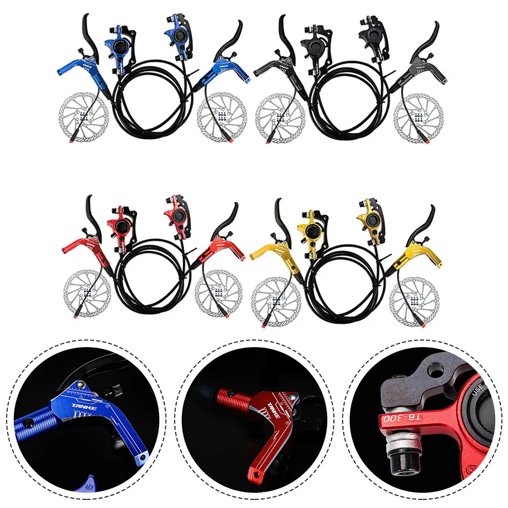 PM 74mm/IS 51mm EBike Hydraulic Disc Brake Set Electric Bicycle Cut Off Brake Lever With For ROTOR Left Rear/Right Front