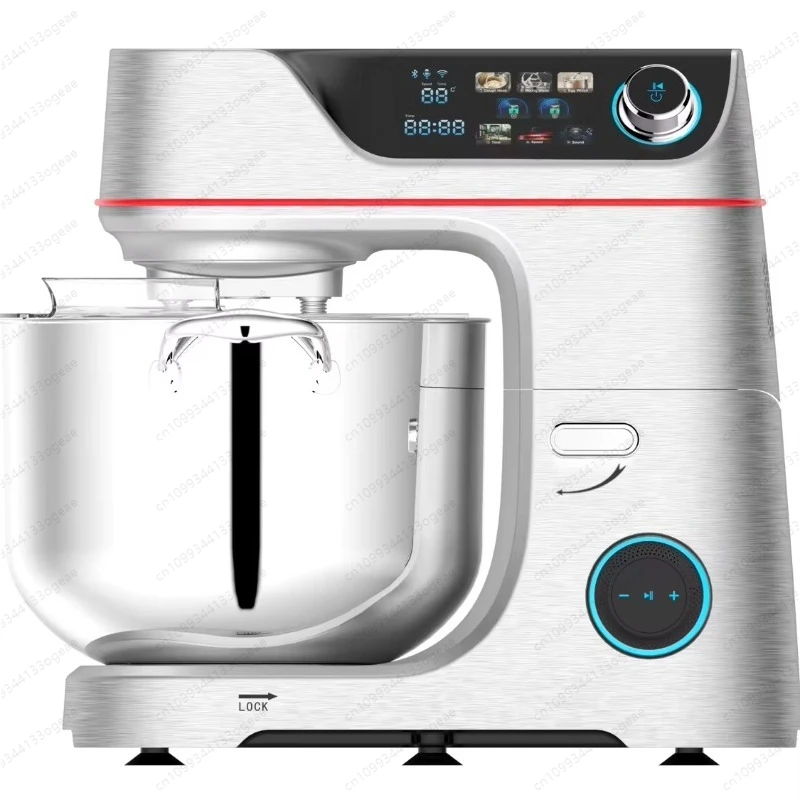 

10L2500W Stand Mixer,Food Processor with Color Display,Full Die-Cast Aluminum Construction,for Kneading Heavy Dough,CakeWhipping