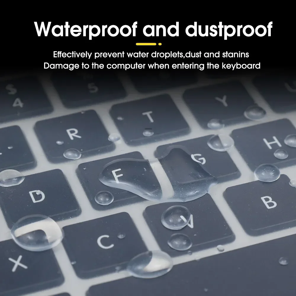 13-14 Inch 15-17 Inch  Universal Laptop Notebook Keyboard Silicone Cover Dustproof  Protective Waterproof Film