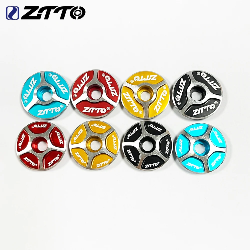 Ztto tampa superior do garfo da haste do fone de ouvido da bicicleta 1-1/8 "peças do fone de ouvido sem rosca mtb bicicleta de estrada capa de alumínio parafuso da haste do fone de ouvido m6x30mm