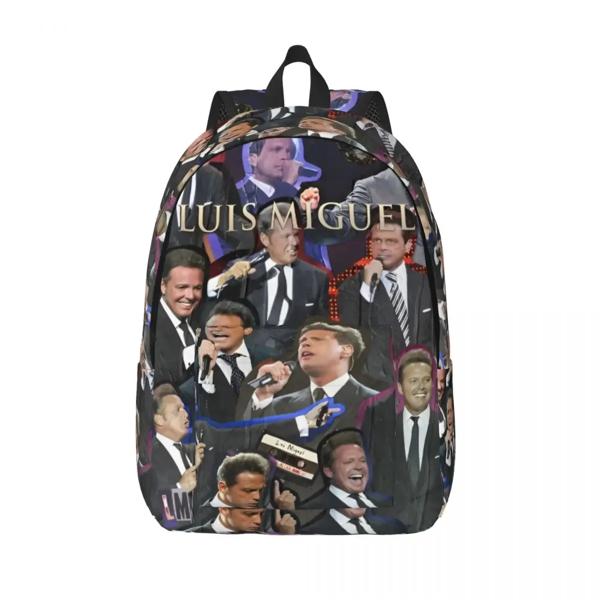

Luis Miguel Mexico Singer Cool Backpack Outdoor School Business Collage Y2K Live Daypack Men Women Laptop Computer Shoulder Bag
