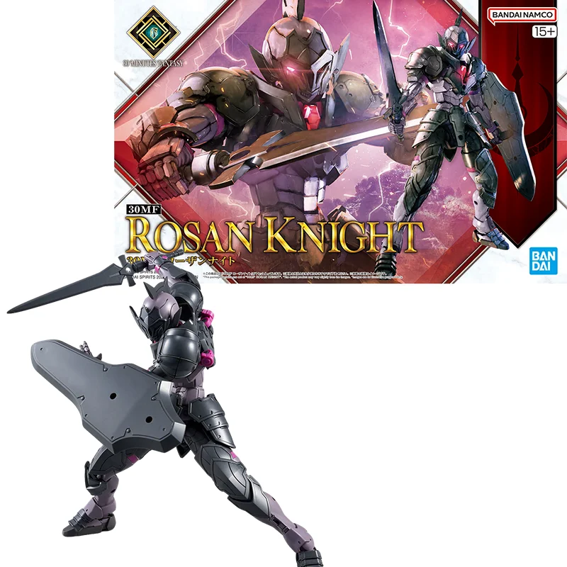 

Bandai Original 30MF 1/144 Anime ROSAN KNIGHT Action Figure Assembly Model Toys Collectible Model Gifts for Children