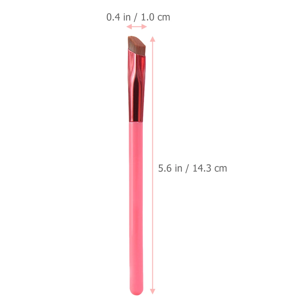 

2pcs Angled Eyebrow Makeup Brush Durable Aluminum H for Women Eyebrow Shaping Cosmetics ToolEyelash Beauty Kit