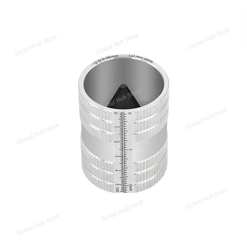 

Stainless Steel Pipe Scraper & Deburring Tool - Internal/External Chamfer Tool with Scale for Aluminum Alloy and Copper Pipes