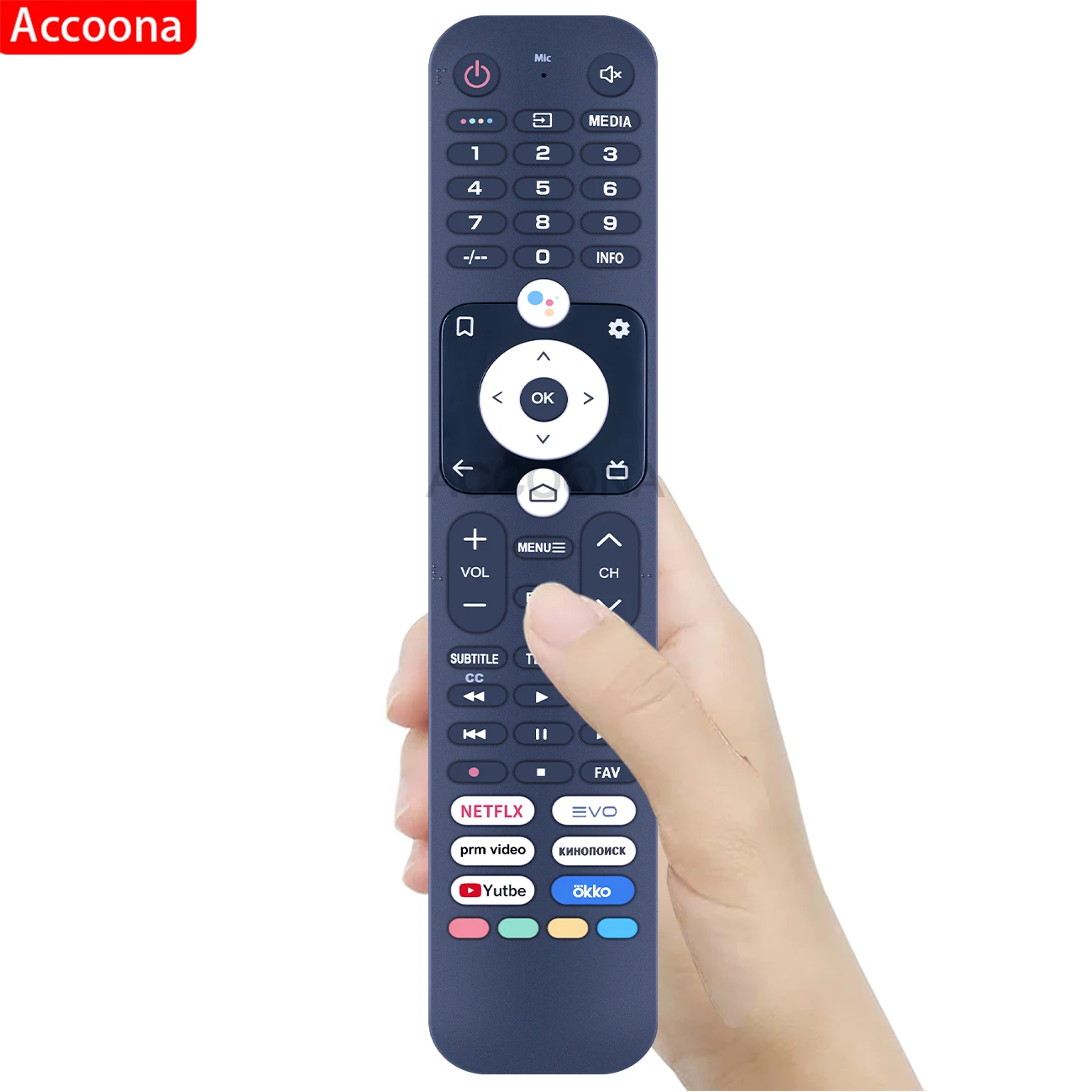 Voice Remote control for haier TV HTR-U32R