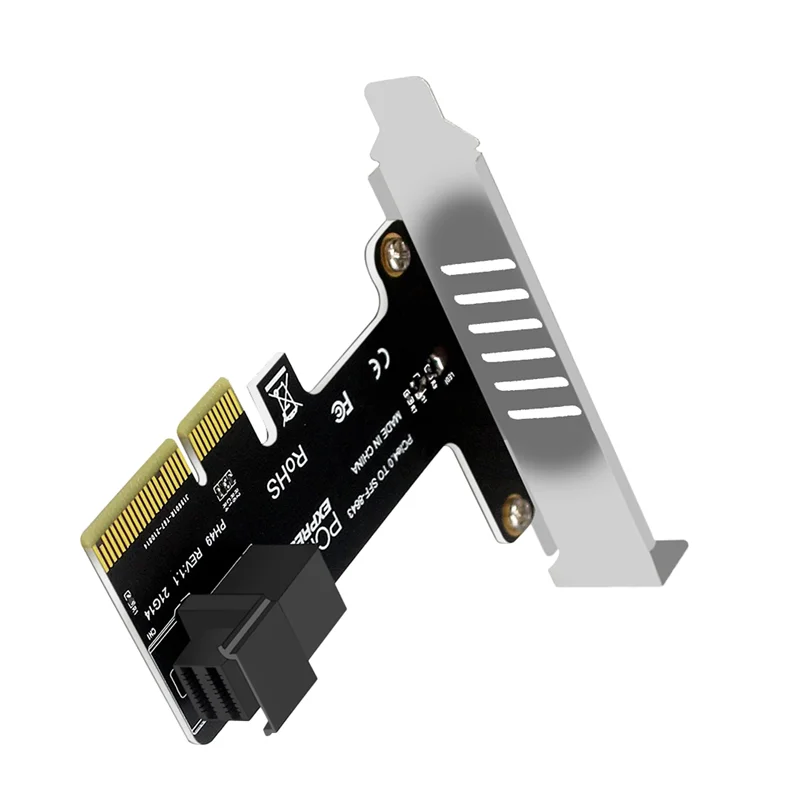 

Чувствительная плата расширения PCI-E к SFF-8643 Адаптер Pcie X4 к SFF8643 для SSD PCI-EX4/X8/X16 Nvme SSD Riser