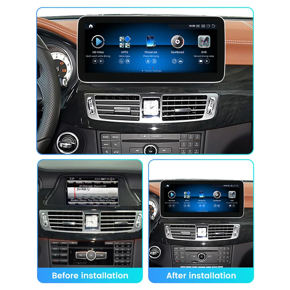 Android 13 Android All-in-One For Mercedes Benz CLS benz W218 2012-2018 Car Radio Multimedia Player GPS BT Carplay Android Auto