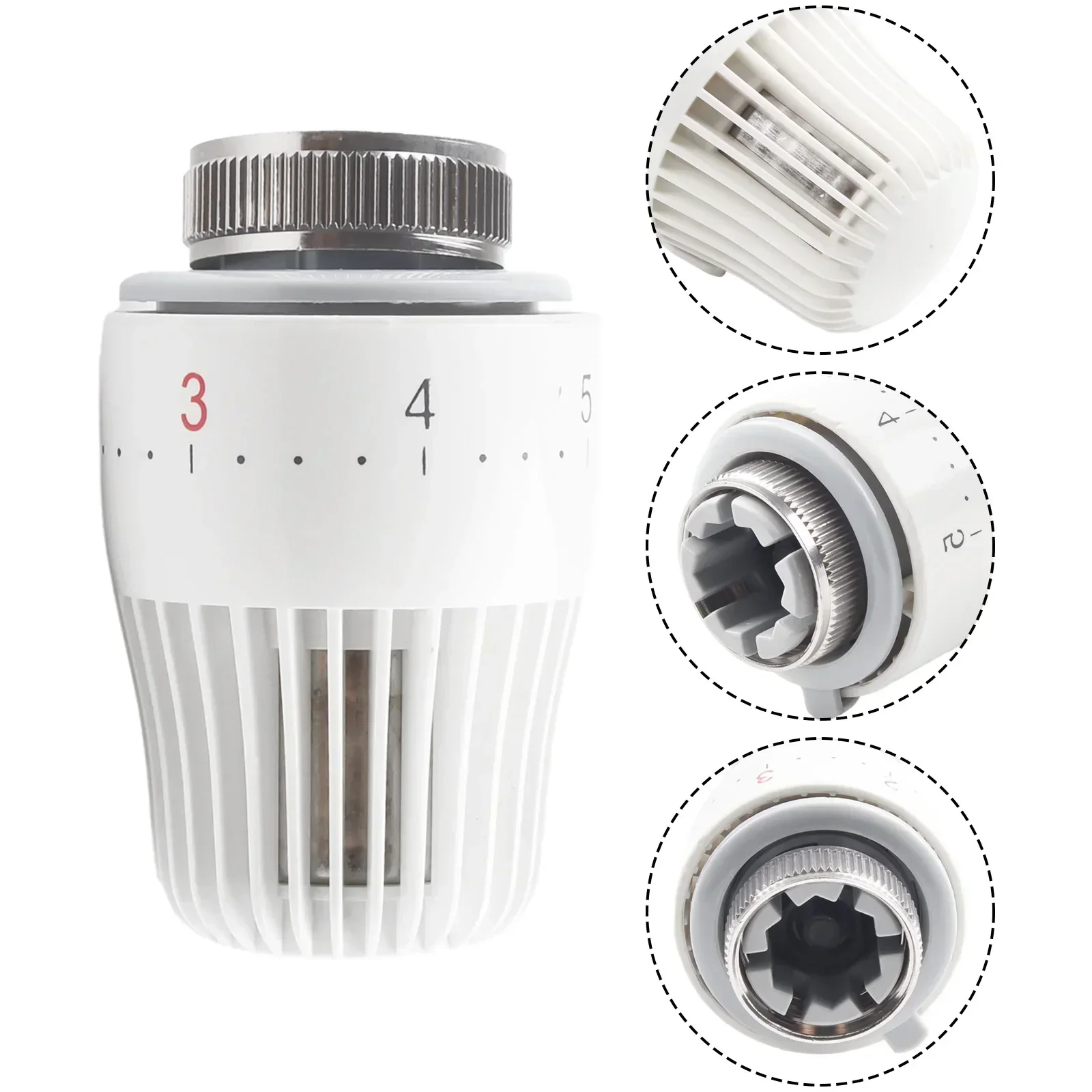 Improve Your Radiator's Performance With This M30x1 5 Thermostatic Sensor Head Replacement For Enhanced Functionality