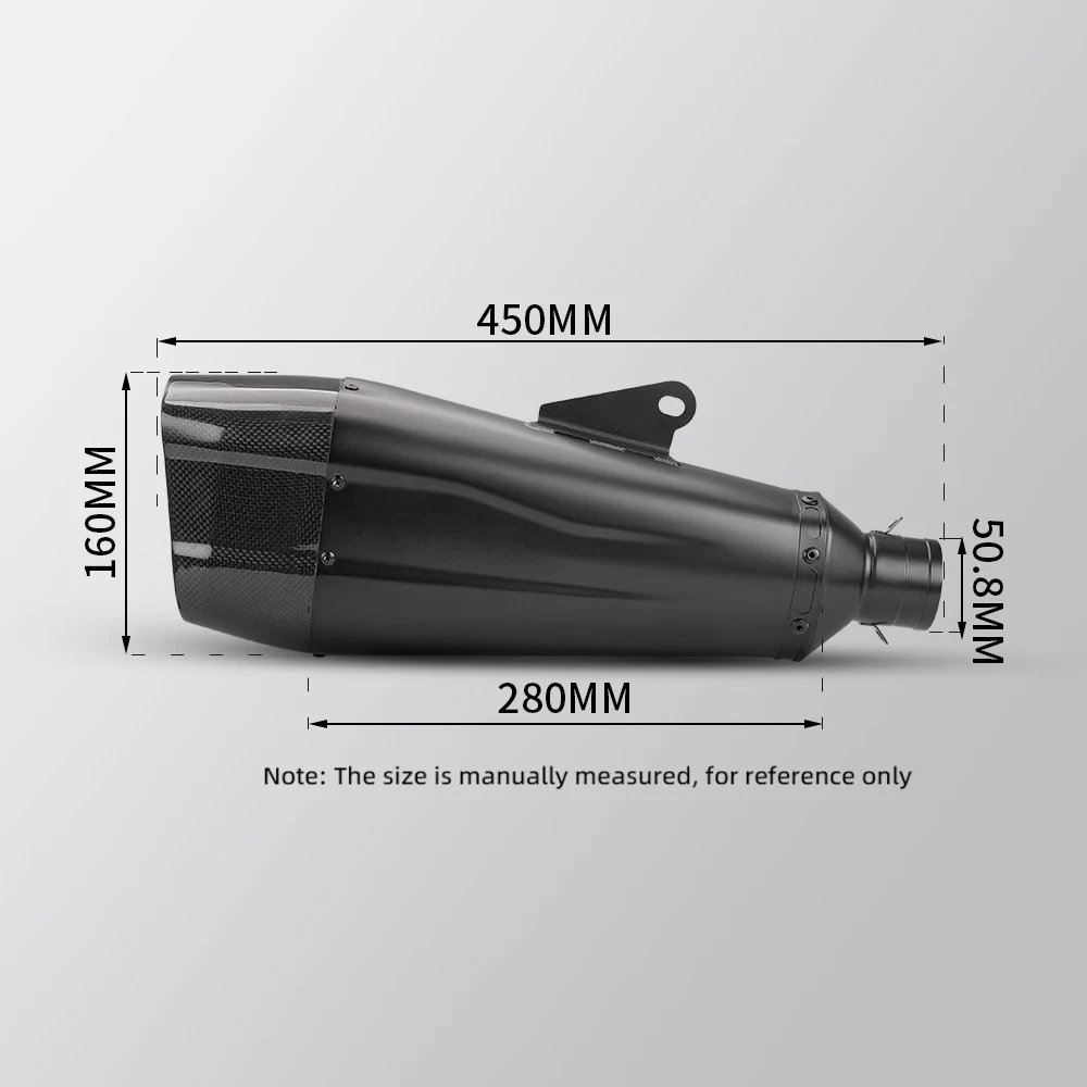 Advanced exhaust muffler for motorcycle , PRO-1, R3, R25,Z900, Cbr250rr, Ninja300 Tmax, Tmax560, Tmax530