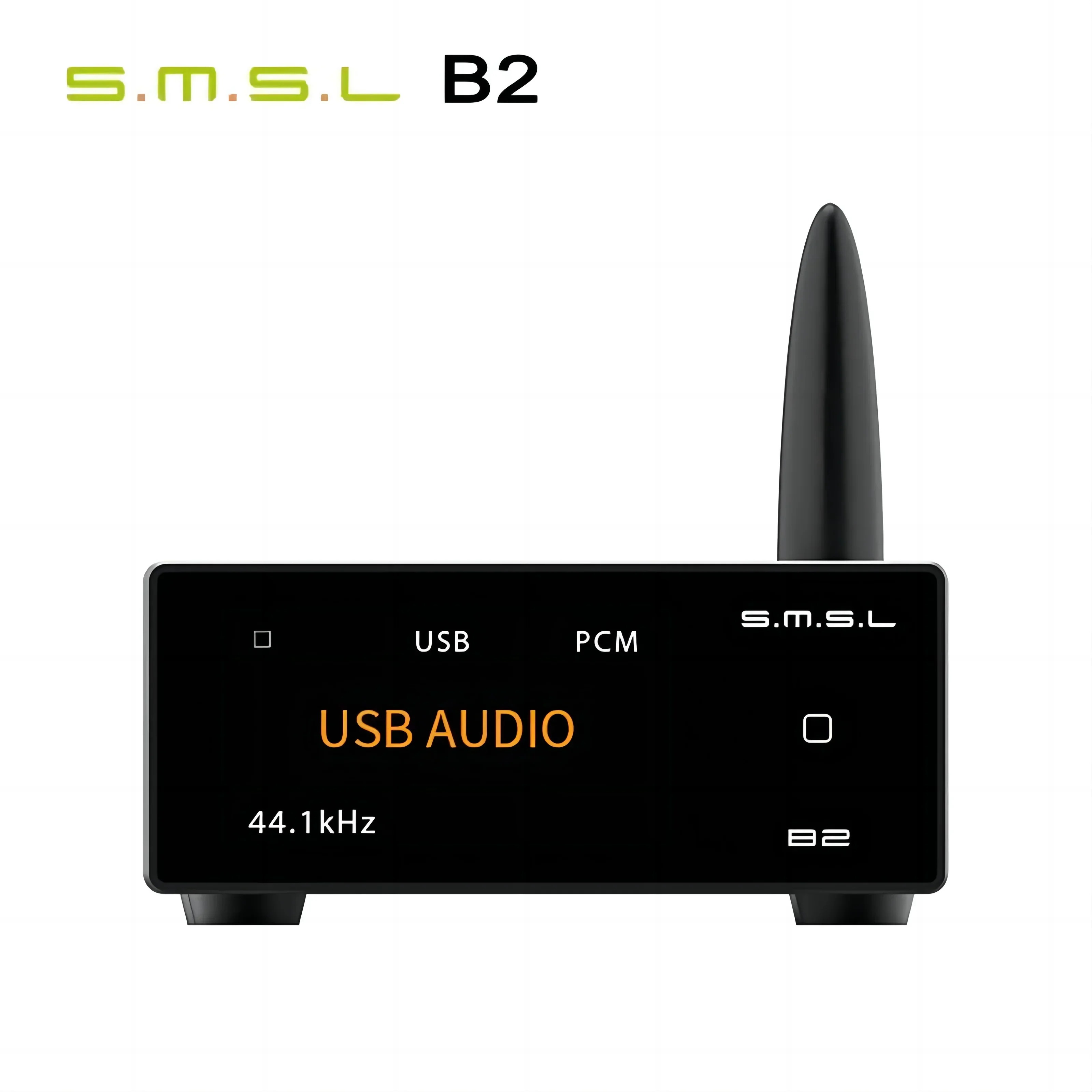 SMSL B2 USB/Bluetooth 5.1 Audio Receiver converter CS43131 decoding chip USB DAC Coaxial/Optical/RCA Output