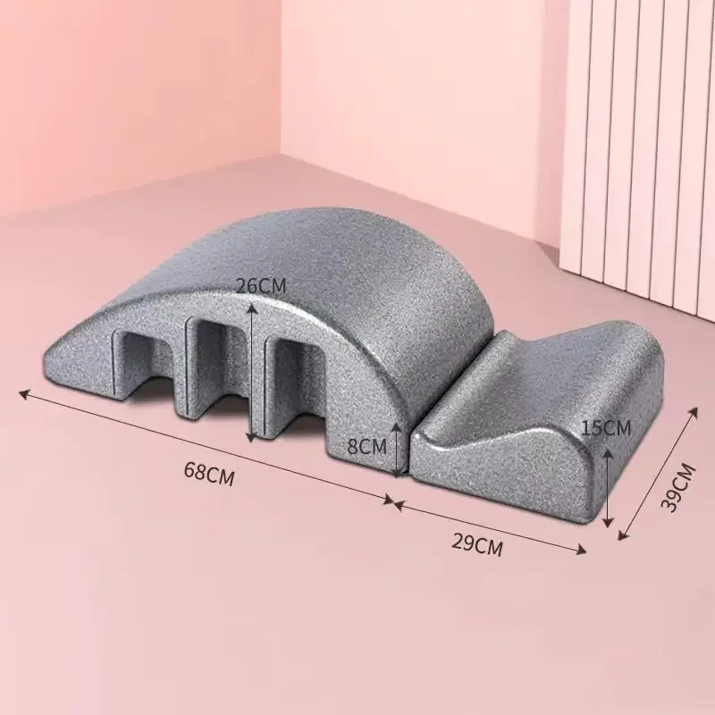 요가 필라테스 아크 벤딩 경추 피트니스 장비, PE 척추 교정기, 피트니스 요가 훈련 액세서리