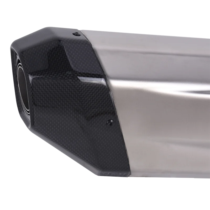 أنظمة عادم الدراجات النارية مع أنبوب الوصلة الوسطى الهروب من ألياف الكربون كاتم صوت سهل الارتداء لـ CF Moto 700MT MT 700 2025 2026 #4