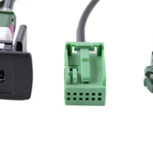Cable AUX Socket Adaptor For Mercedes SLK SL 2008 Kit 12-24V ABS AUX Car USB For Comand NTG 2.5 Practical Cable