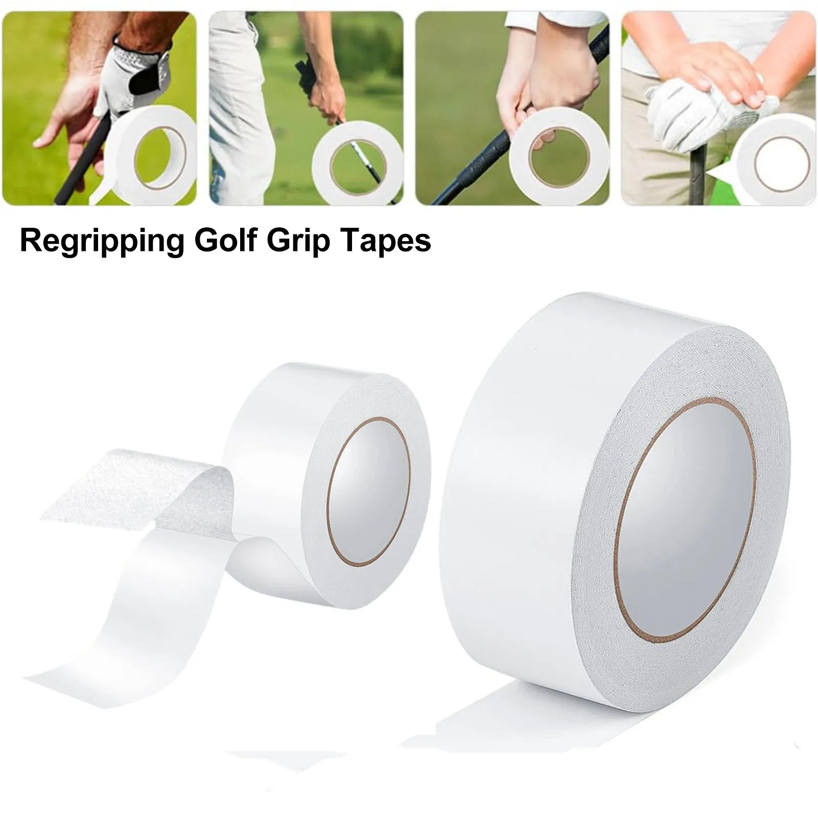 

Golf Grip Tape Strips Golf Club Grips Kit With Regripping Tape Adhesive Grip Strips For Putter Grips Golf Grip Kit With 50M/164