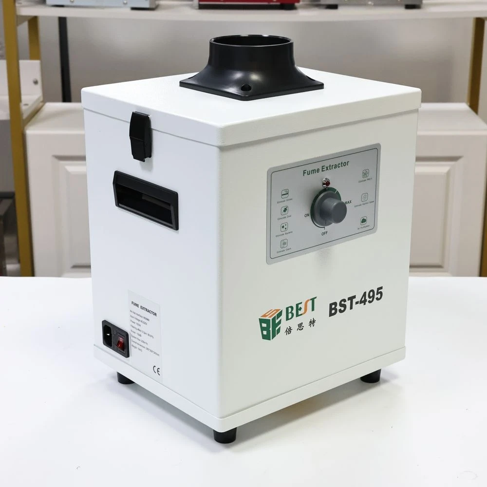 ポータブル溶接煙抽出器 BST-495 220V/110V はんだ付け/レーザー彫刻ワークショップ用 150W