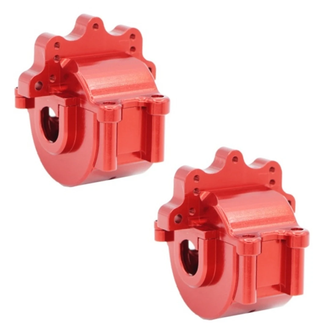 2Pcs Metal Front and Rear Gearbox Housing for SG 1603 SG 1604 SG1603 SG1604 UD1601 UD1602 1/16 RC Car Upgrade Parts,1