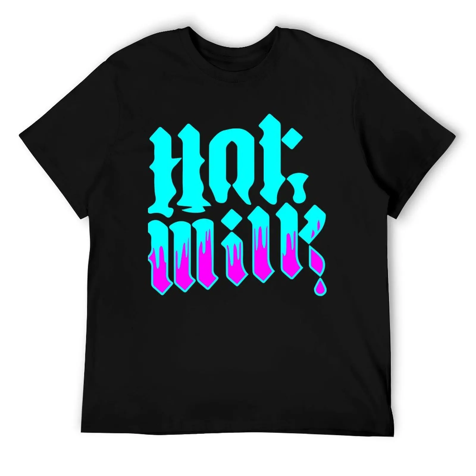

Hot Milk Band Logo T-Shirt men t shirt cotton 100% t shirts for man cotton funny T-Shirt