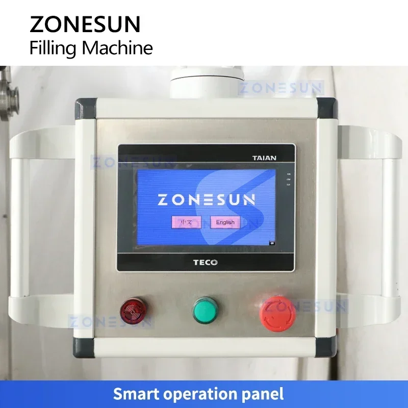 ZONESUN ZS-SV6X آلة تعبئة السوائل المؤازرة ذات 6 رؤوس زجاجة عالية السرعة ذات الحركة المستمرة لصناعة الأطعمة والمشروبات