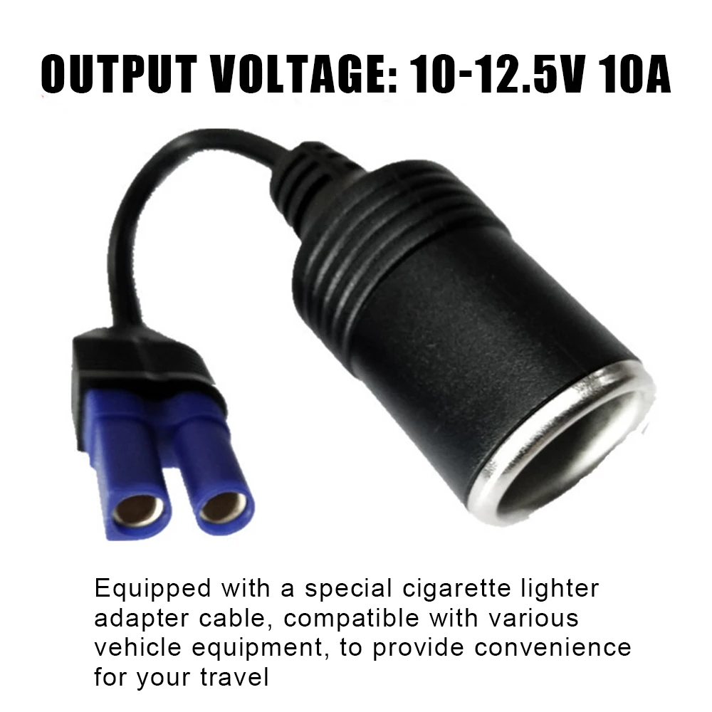 Portable Auto EC5 Cigarette Lighter Socket Adapter Connector For Car Battery Booster Car Jump Starter Power Conversion Cable