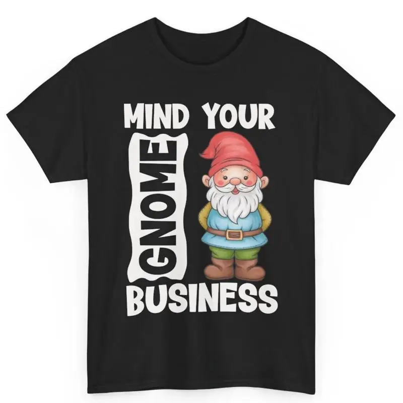Забавная хлопковая футболка с рождественскими цитатами «Поймай свой гном» для бизнеса