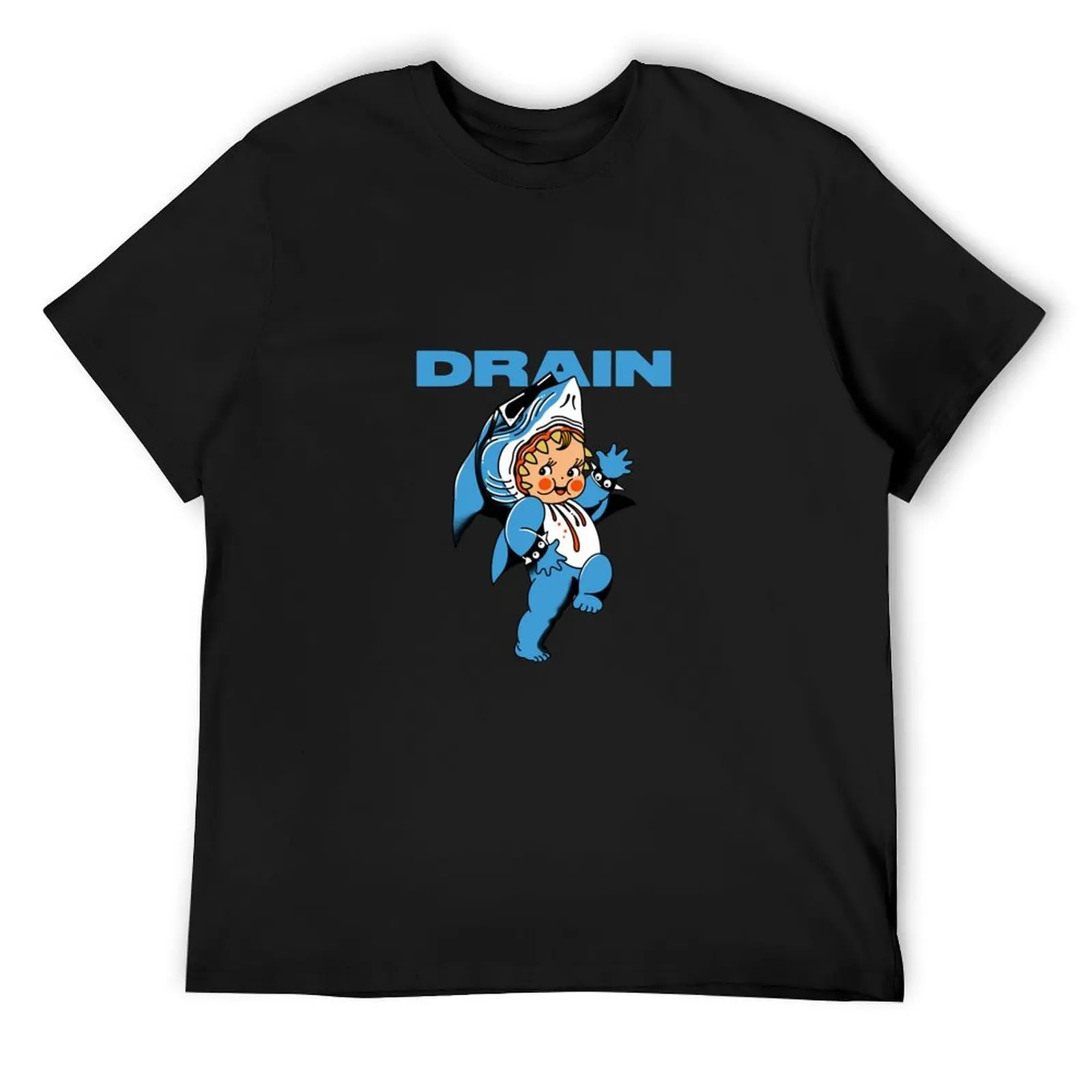 

DRAIN BAND T-Shirt blue archive summer clothes anime shirt slim fit t shirts for men