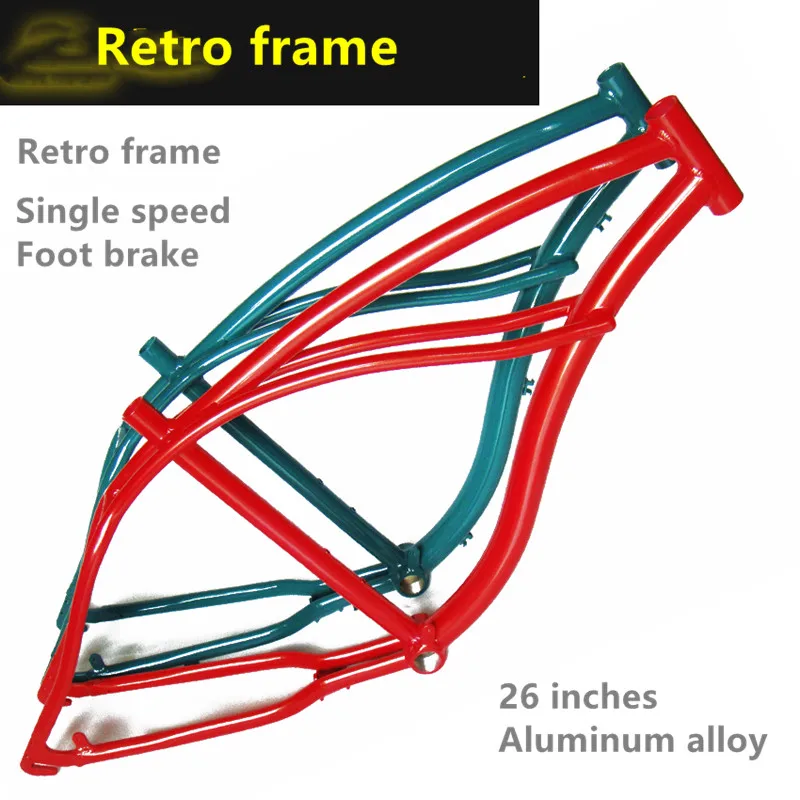 Retro beach bike with aluminum frame 26 inch, authentic specials