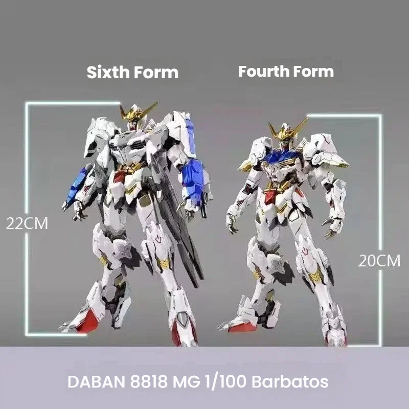 In Magazzino Mg 1/100 Daban 8818 Action Figure di Ferro Sangue Barbatos Hirm Mecha Modello di Montaggio Kit di Plastica Robot Collezione Giocattoli Regali