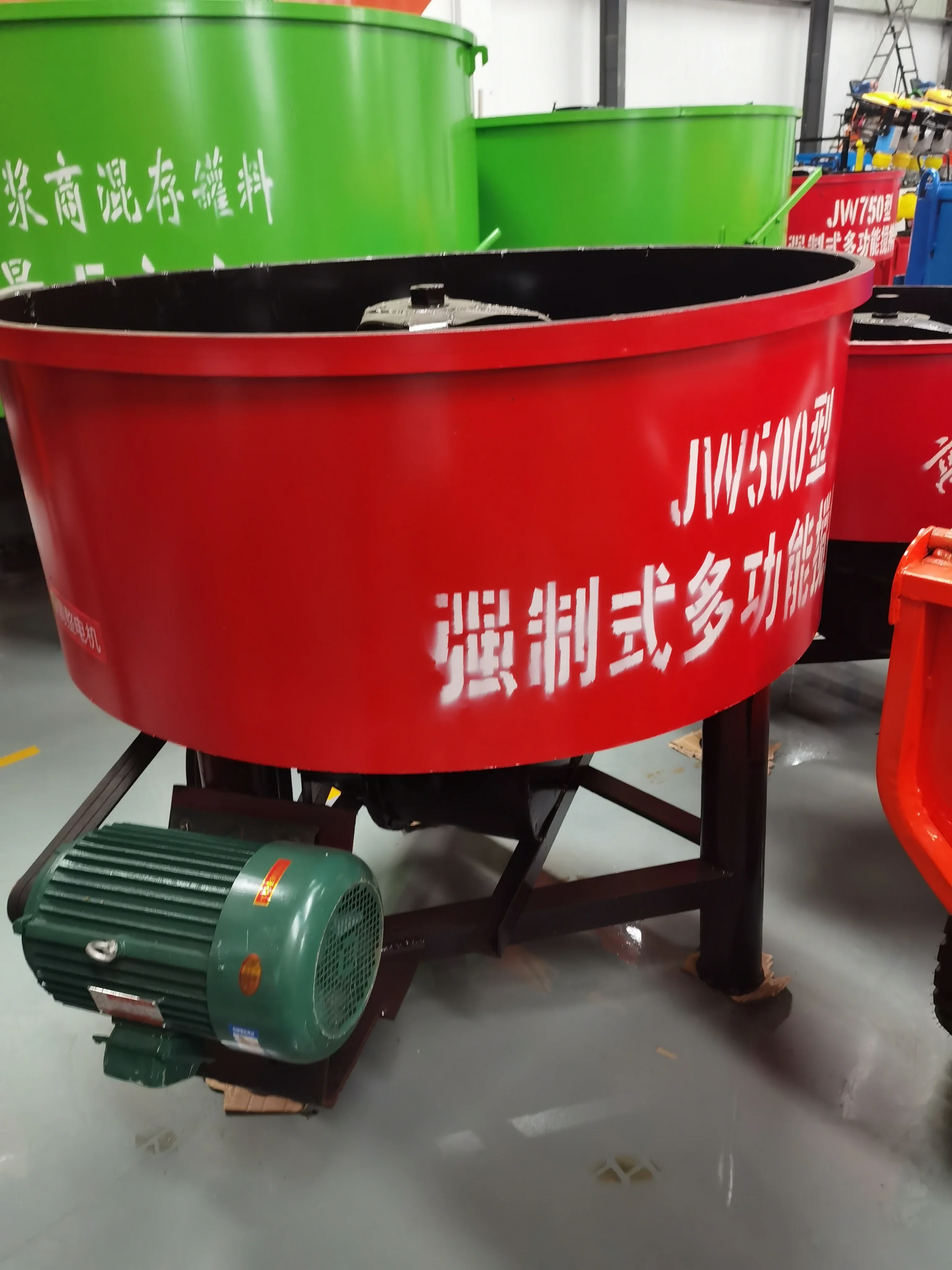 500L Concrete Mixers Electric Mobile Concrete Mixer Mini Potable Machine