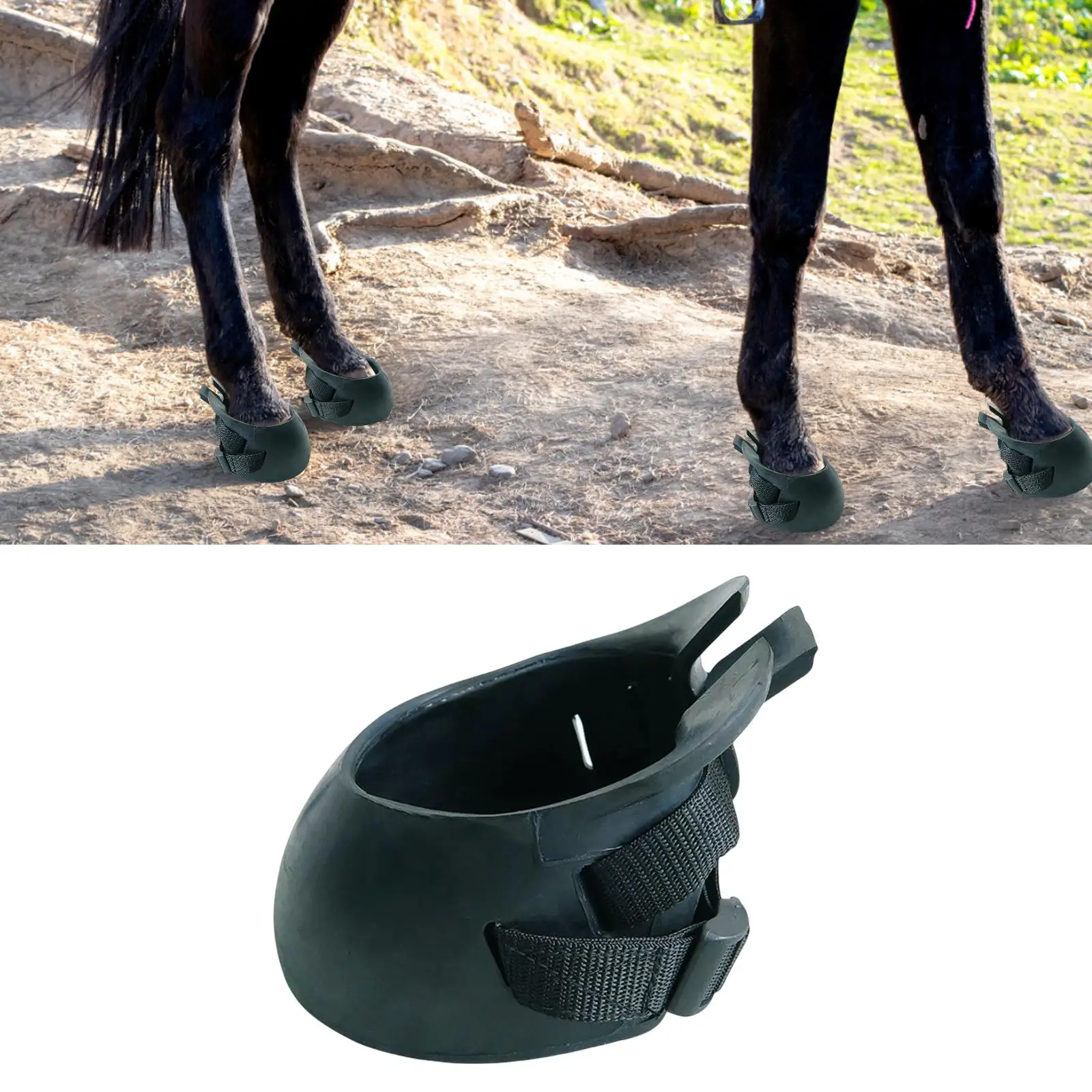 Multifuncional Horse Hoof Saver Boot, confortável, resistente, pé guarda para salto, equitação, equipamento de treinamento