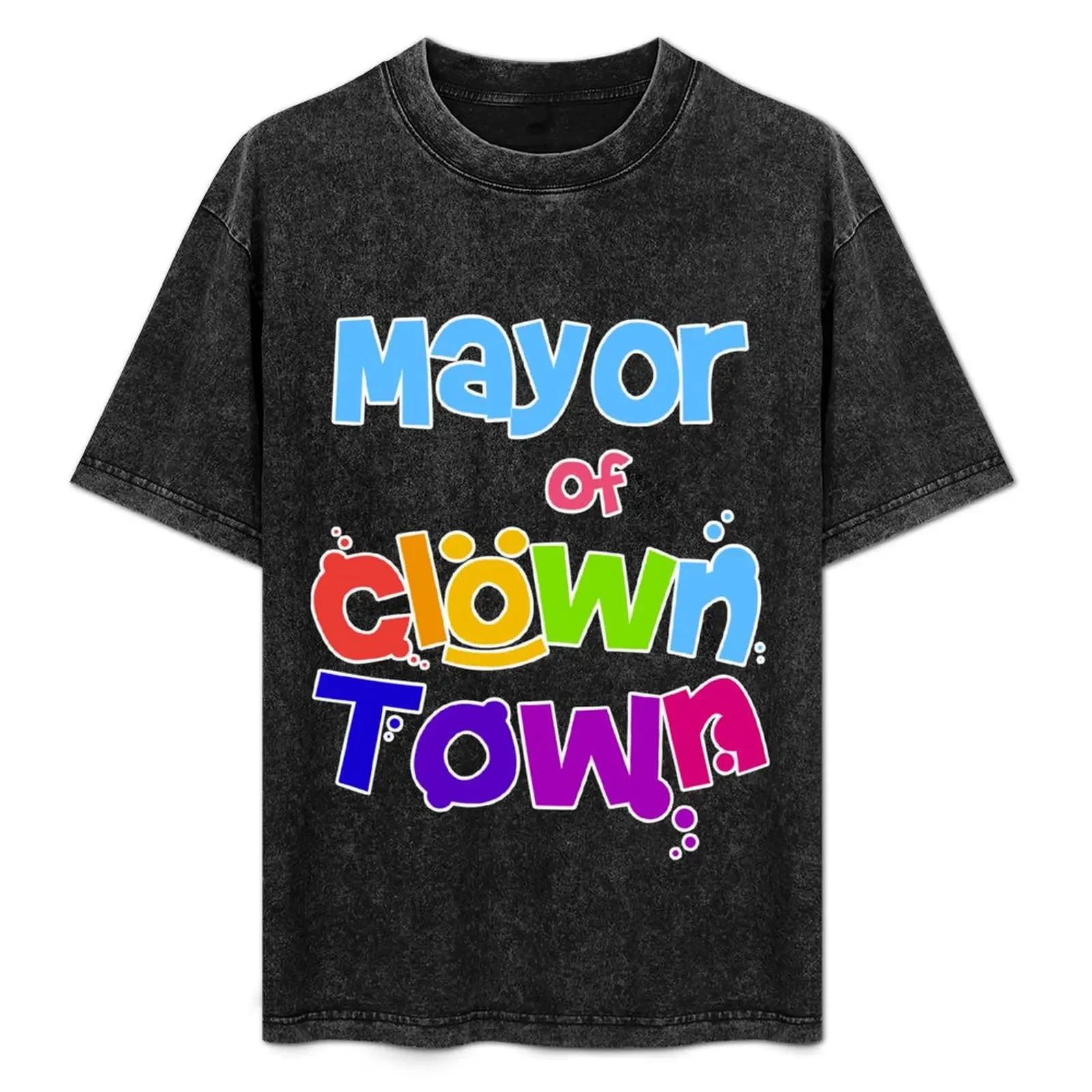 Mayor Of Clown-Town T-Shirt rapper graphic tees cotton   anime t shirts fitted t  for men