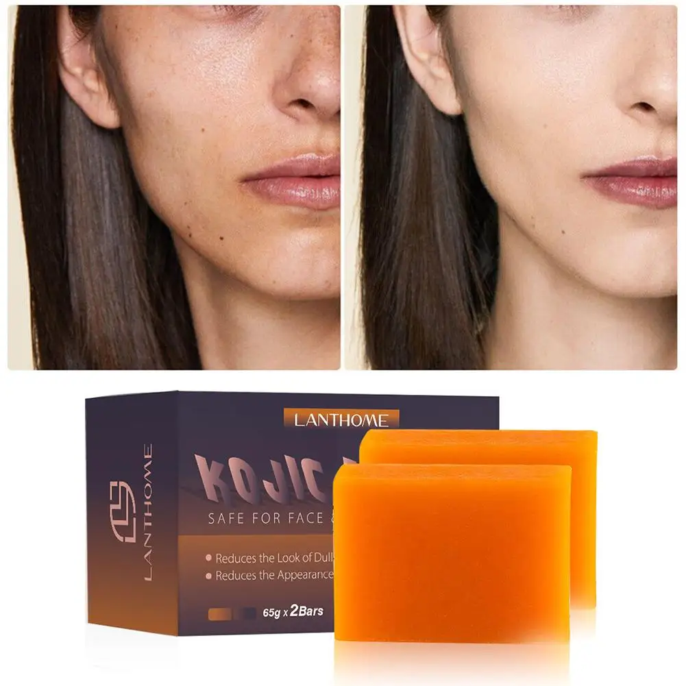 สบู่กรดโคจิกเพื่อความขาวสบู่ล้างมือช่วยให้ผิวขาวผลิตภัณฑ์สร้างจุดด่างดำดูแลผิวหน้าปรับปรุงผิวกำจัด I0D0 BL