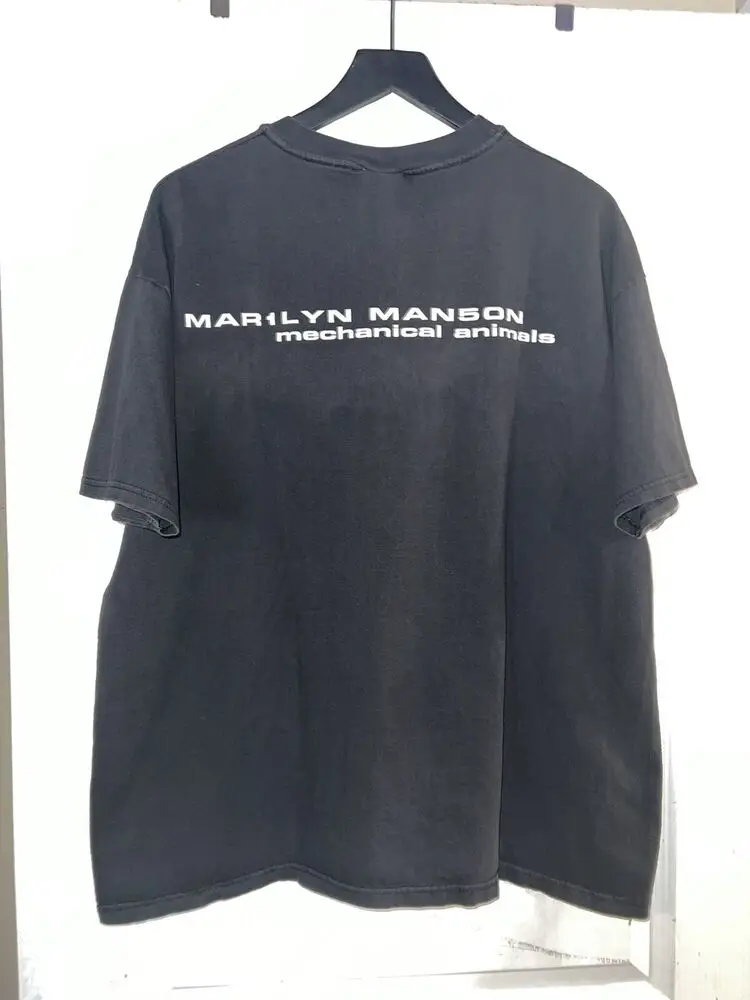 RARE Marilyn Manson Mechanical Animals WINTERLAND 1998 T-Shirt Size XL MINT