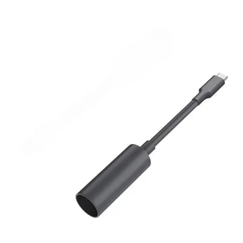 Grey Waterproof Starlink Mini 20V/5A 100W USB C Female To DC5521 Power Cable 18AWG Mini Type-C Charging Cable for Starlink Mini