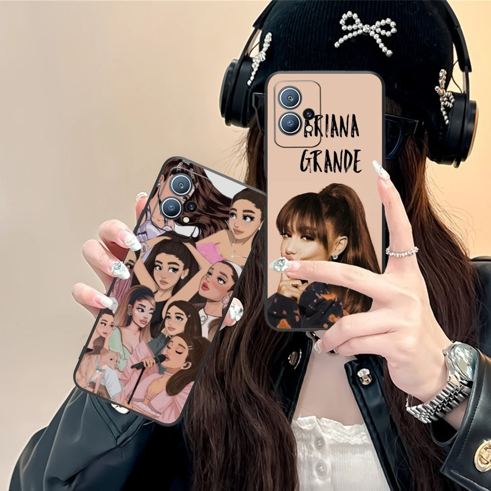 Ariana Cute Grande Mobile Cell Phone Case for Huawei P60 P50 P40 P30 P20 P10 P9 P8 Pro Lite Plus Black Soft Phone Cover Shell