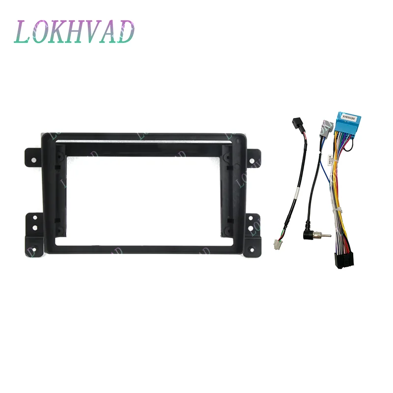 LOKHVAD 9 Inch Car Frame Fascia Adapter For Suzuki Super Grand Vitara 2005-2015 Android Radio Dash Fitting Panel view 6
