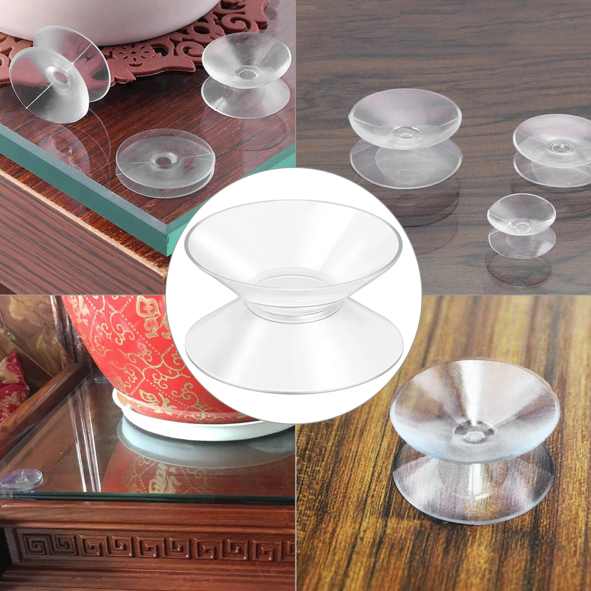 

10pcs 30Mm Double Sided Suction Cups Sucker Pads Premium Strong Mounting Tool For Home Office Decoration Hanging