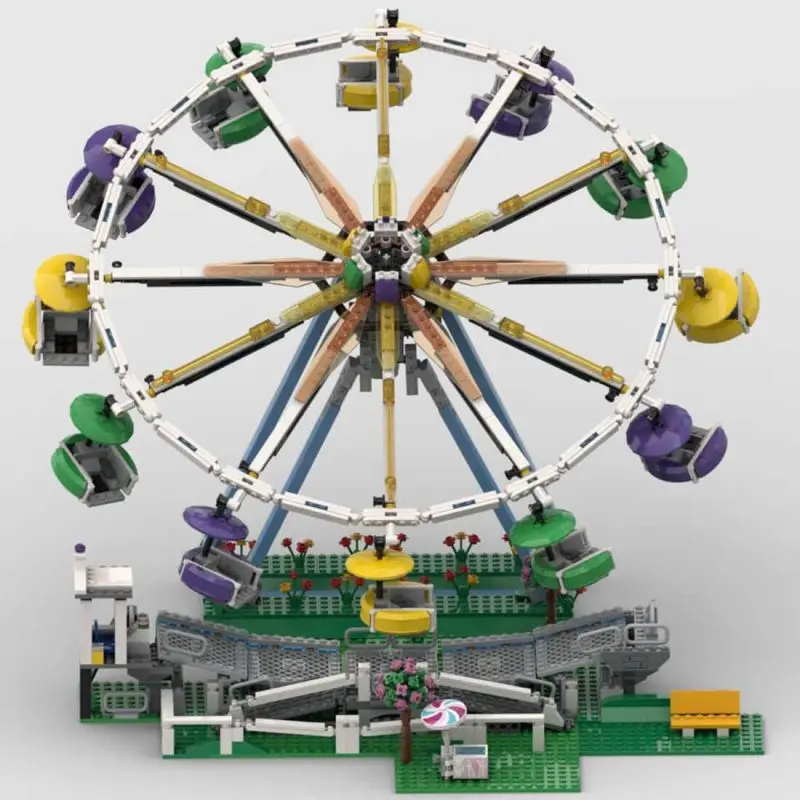 

Custom MOC-99505 Ferris Wheel Model(1386PCS) Toys Gift for Christmas