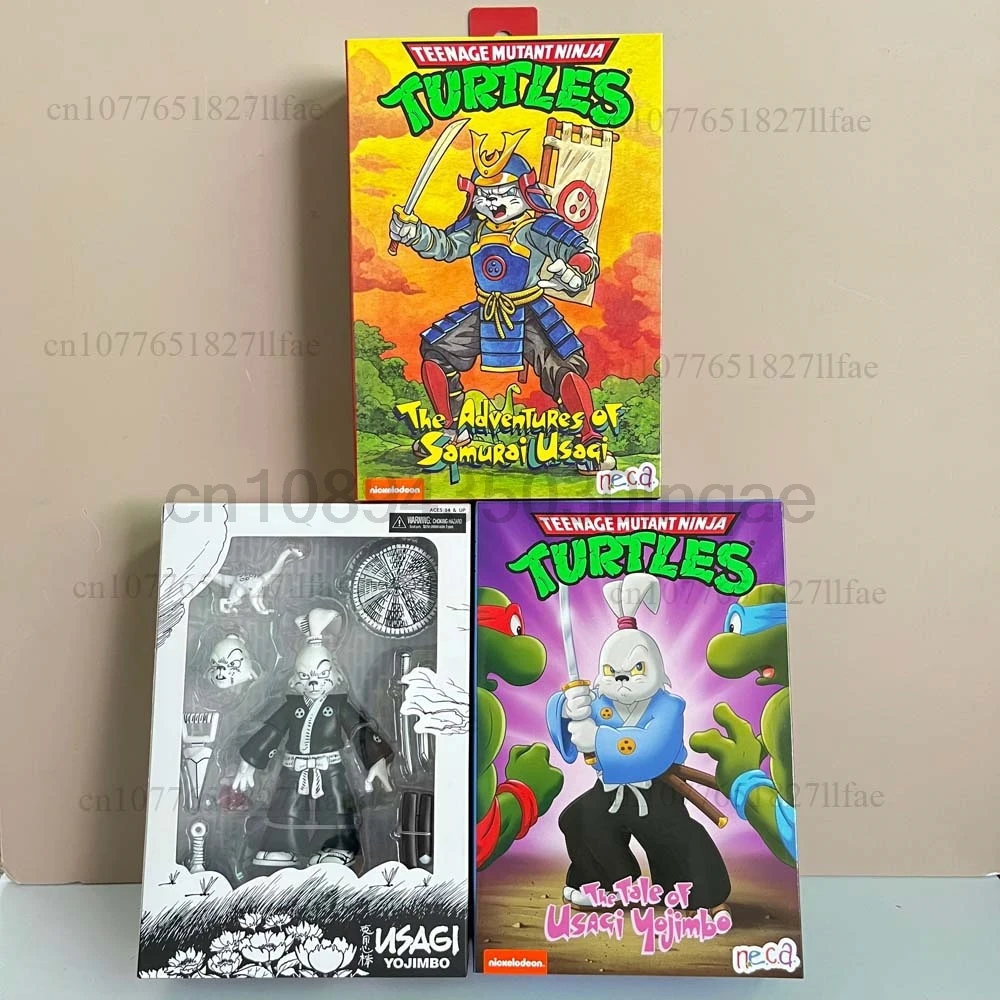 الأصلي NECA مياموتو أرنب أحادي اللون الملونة مغامرات الساموروي Usagi Yojimbo عمل نموذج لجسم اللعب غرفة ديكور #4